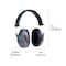 Girls With Guns Assure Protective Safety Glasses & Earmuffs Combo Set, Gray/Teal/Black 2388 - alternate 7